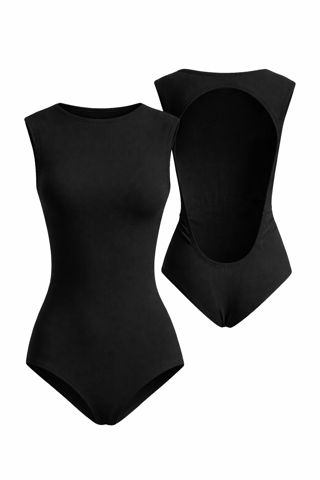 BODY ESPALDA DESCUBIERTA NEGRO
