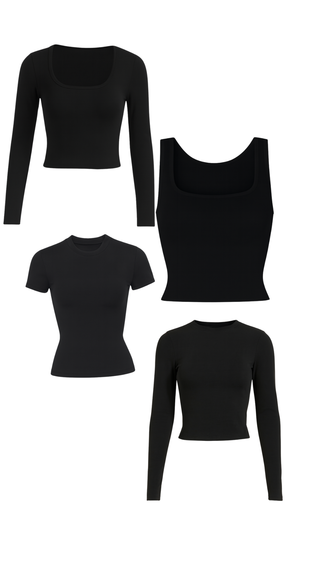 PACK TOPS 4 PIEZAS